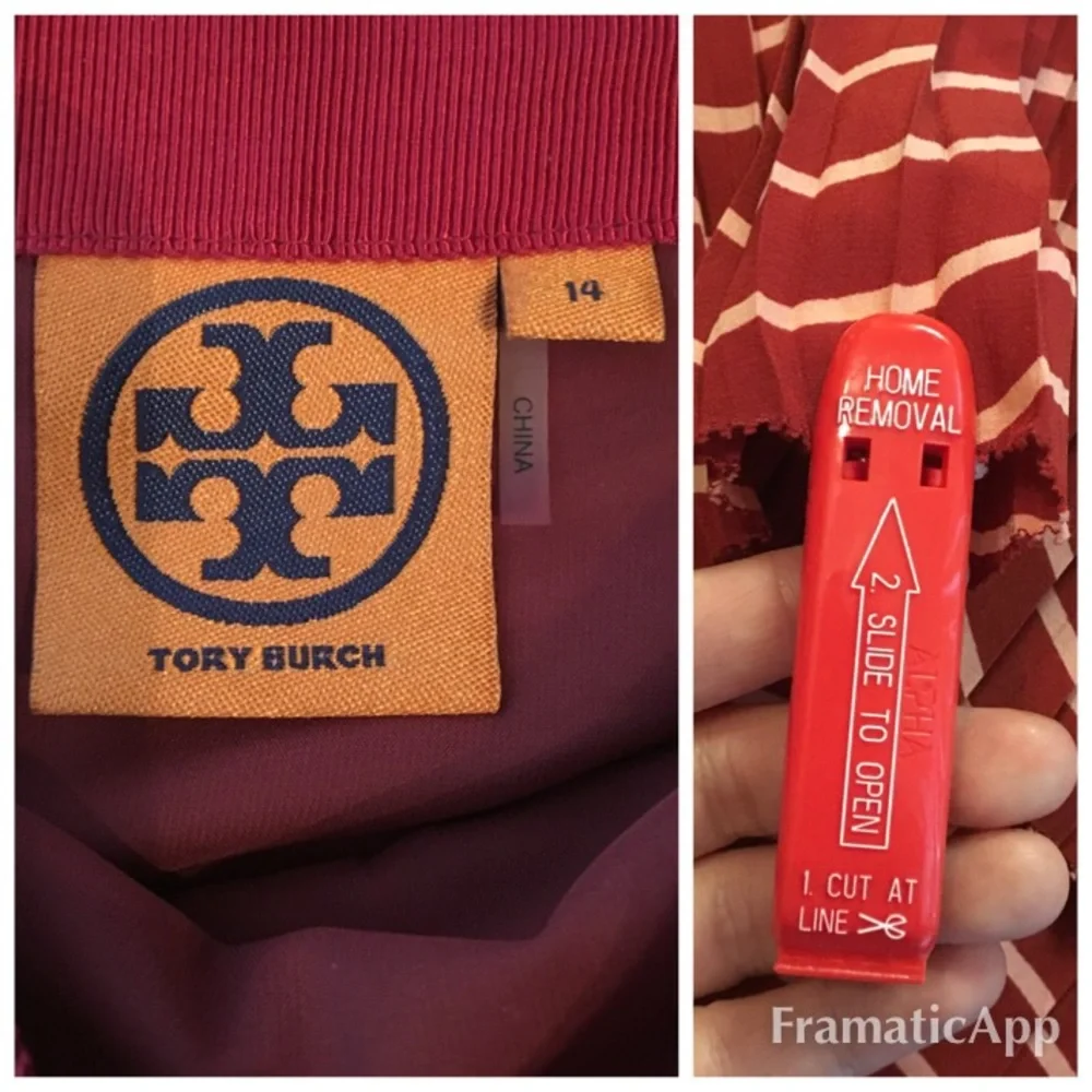 ❇ NWOT ❇ TORY BURCH Opalina Flamenco Ruffle Skirt, Size 14 - Picture 5 of 8